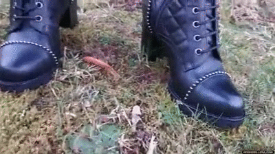Boots and nylon feet